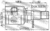 MITSUBISHI 3817A140 Joint, drive shaft